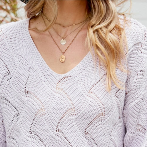 Lina Open Knit Sweater